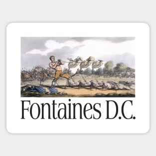 Fontaines DC • •• • Retro Fan Design Magnet